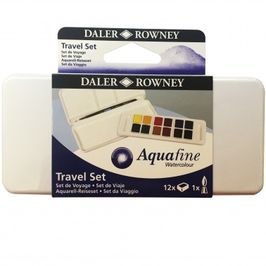 Daler Rowney Aquafine Travel Set 12 stk