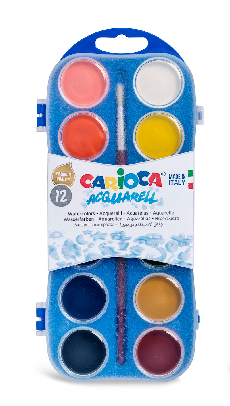 Carioca Vandfarve sæt 12 stk