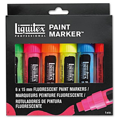Liquitex Paint Marker Fluorescerende sæt
