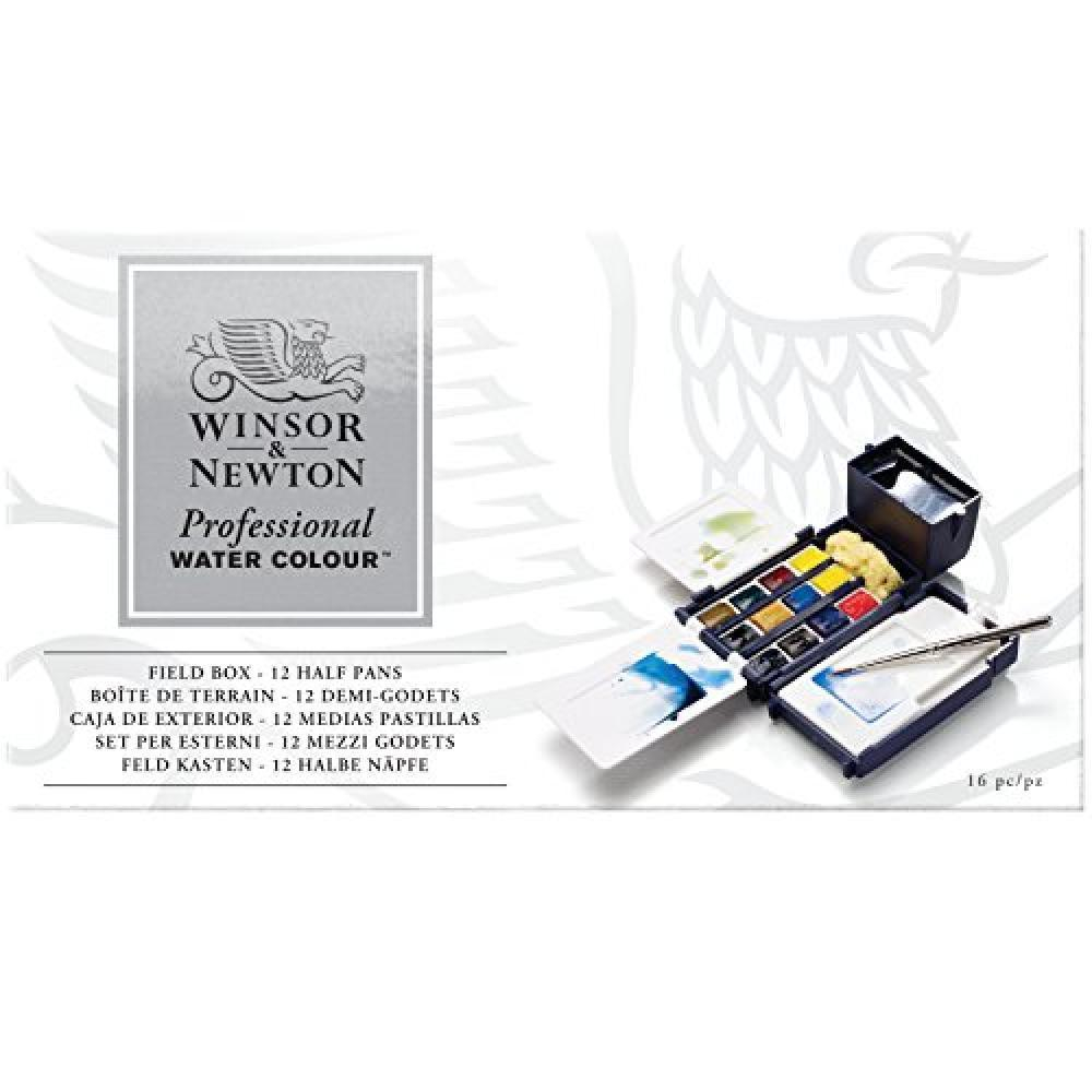 Winsor Newton Pro Akvarel Field pocket set 14 stk