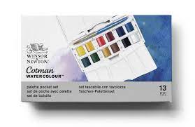 Winsor & Newton Cotman Akvarel Palette Pocket  Sæt