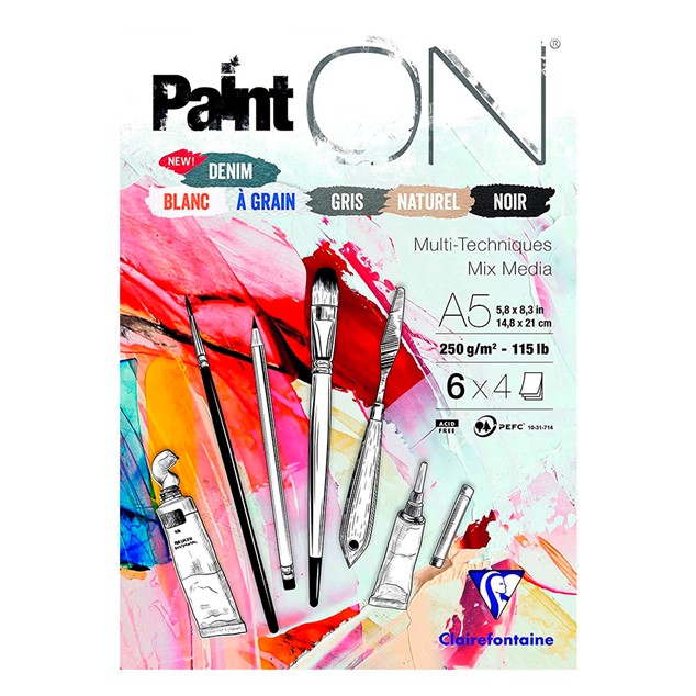Paint ON – Mix media – 24 ark.  250g.